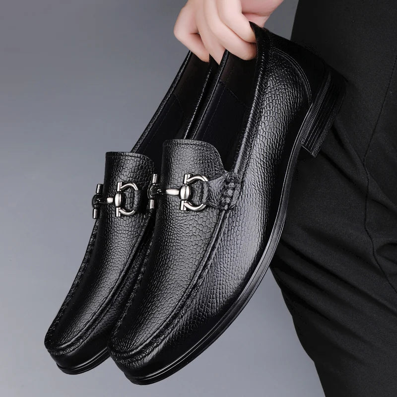 British Style Men's Casual Loafers Fashionable Retro Slip-On Driving Shoes Spring Summer Korean Version Bean Bean Shoes for Men