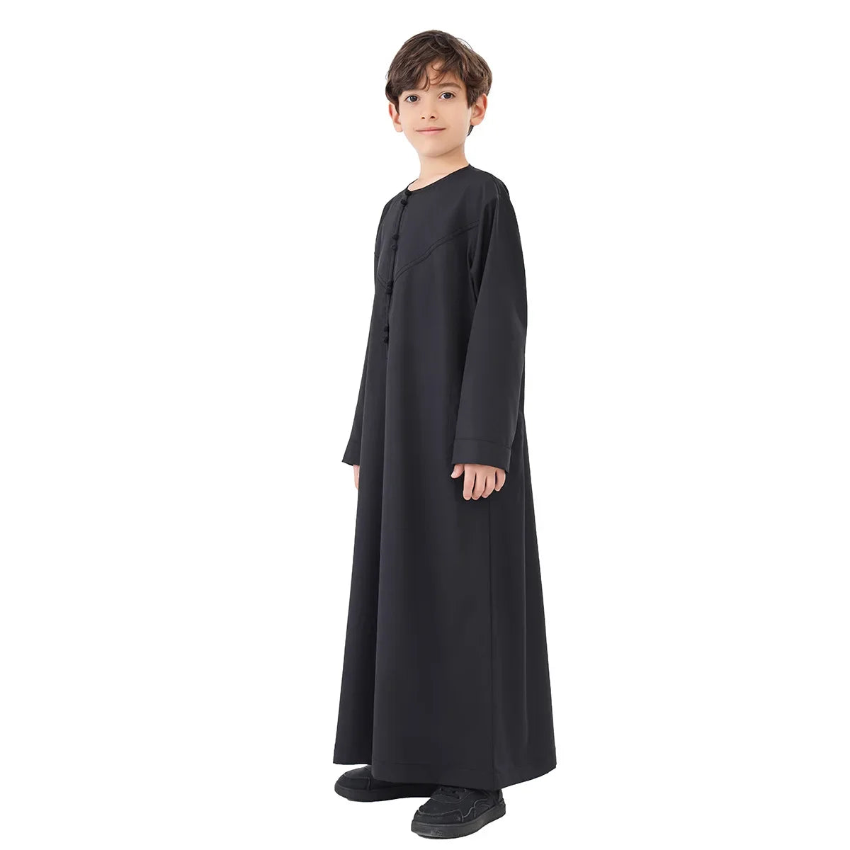 Eid Boys Muslim Clothing Saudi Arab Robe Kids Abaya Kaftan Prayer Islam Clothing Child Abaya Dress Ramadan Jubba Thobe Djellaba