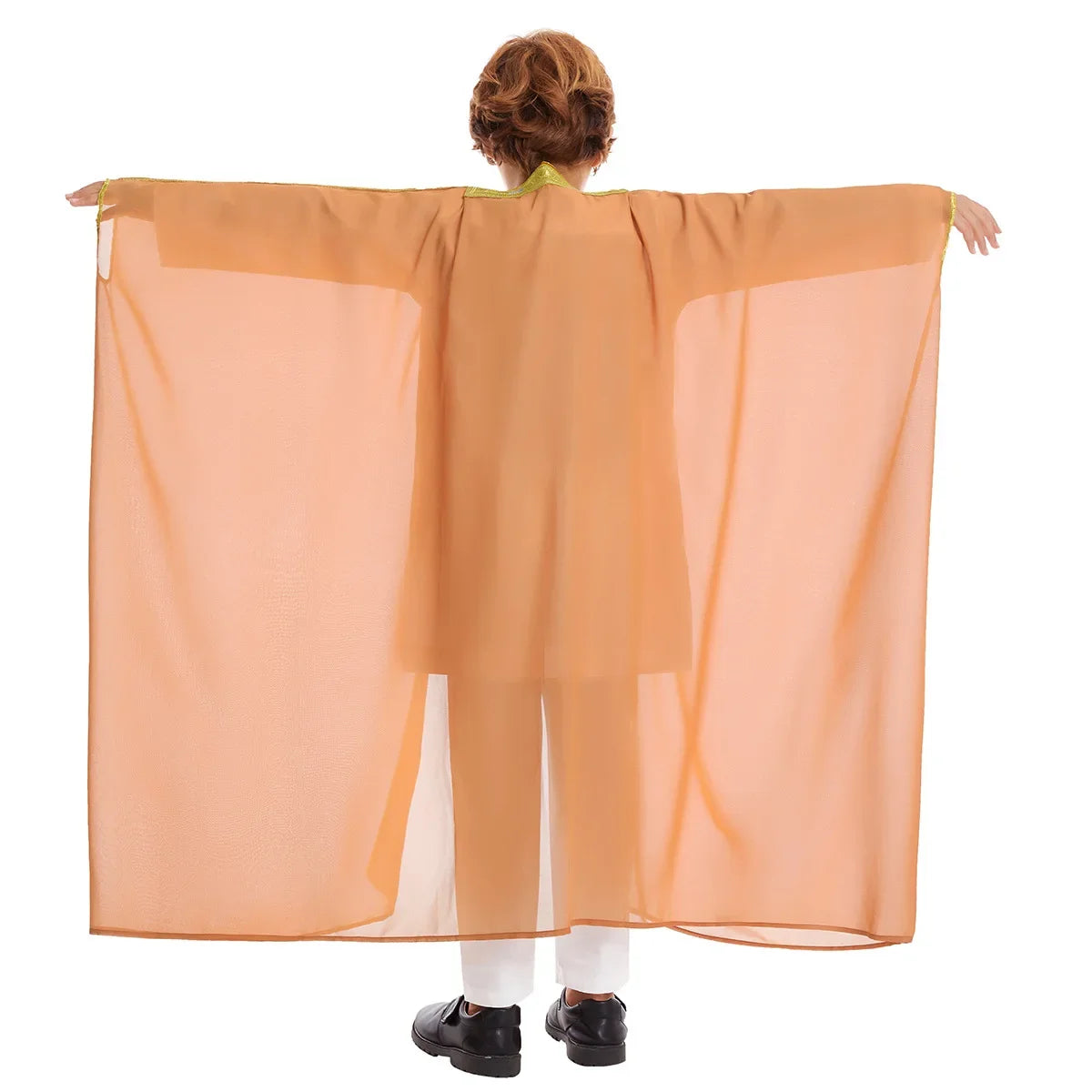 Eid Kids Boys Robe Muslim Dress Children Open Abaya Prayer Kaftan Ramadan Morocco Jubba Modest Islamic Dubai Saudi Abaya Thobe