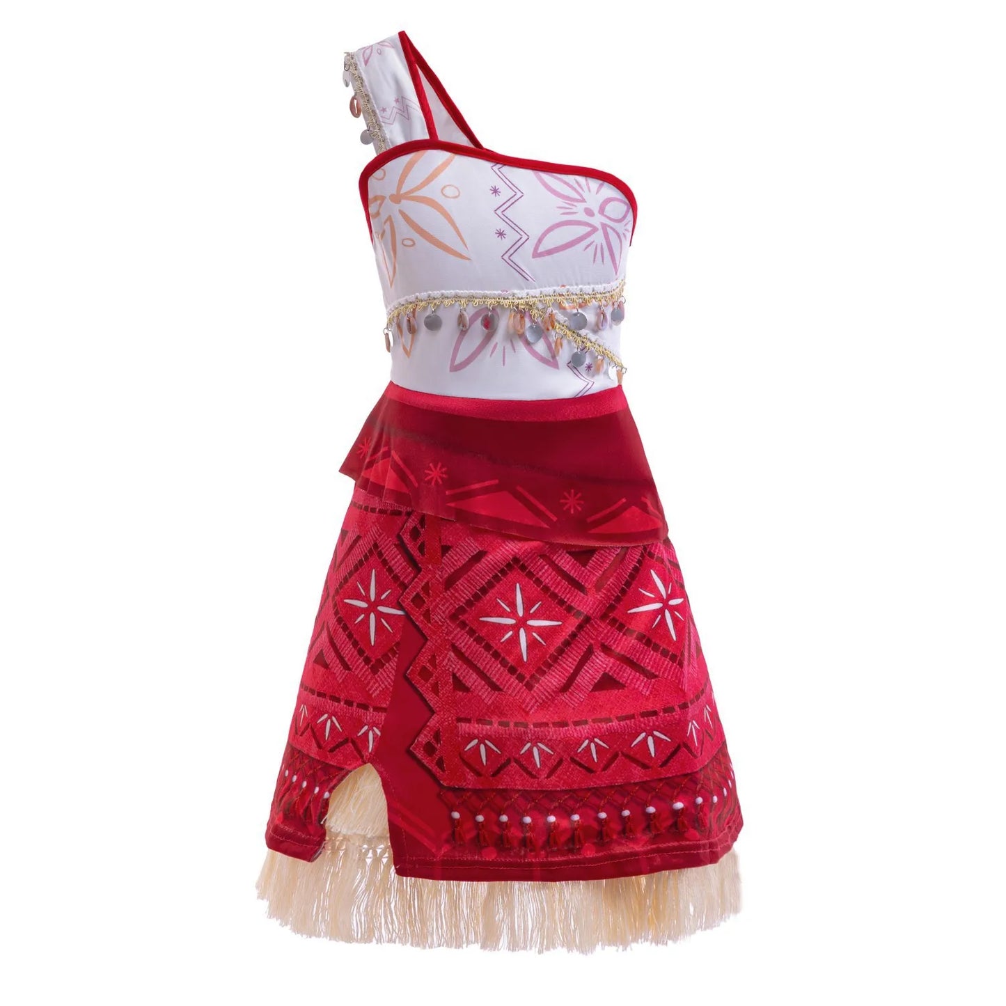 Summer Fancy Girl Princess Moana Dress Halloween Cosplay Carnival Party Primitive Tribes Maui Boys Costume Cartoon Kids Clothes
