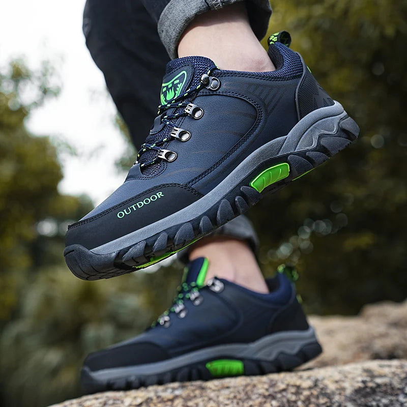 Shoes for Men Casual Shoes Men Outdoor Nonslip Hiking Camping Sneakers 2025 New Fashion Comfortable Sneakers Thick Soled Shoes