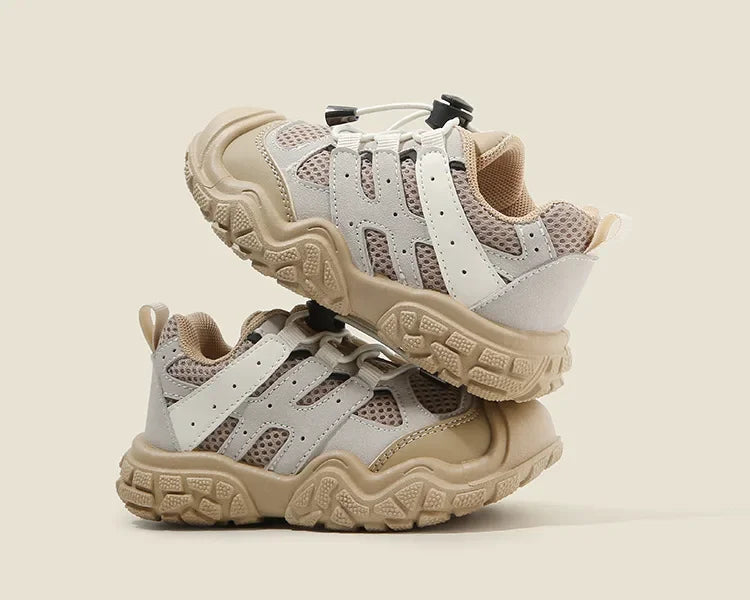 Kids Casual Footwear Boy Girl Outdoor Lightweight Running Sports Shoes Crash Resistant Toe Baby Infant Toddler Children Sneakers