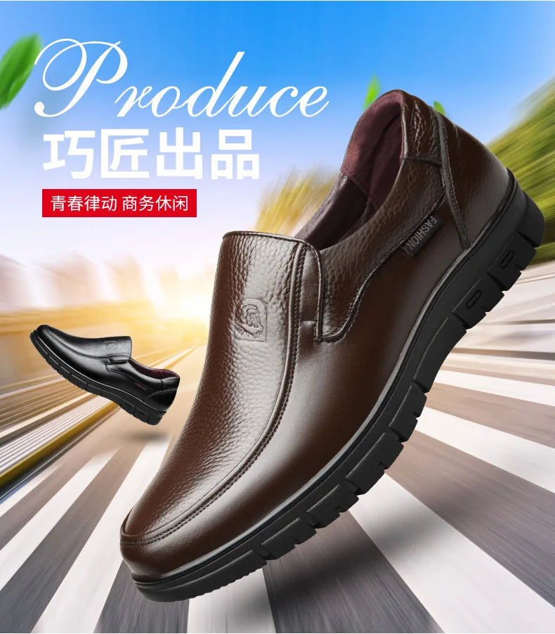 Handmade Men Shoes Genuine Leather Casual Shoes Sneaker for Men Platform Walking Shoes Outdoor Footwear Loafers Zapatos De Mujer