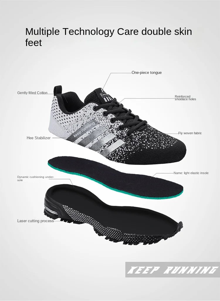 Men Shoes Brands Luxury Men's Sneakers Light Autumn-spring Men Casual Loafers Shoes Man sneaker Men Sports Shoes women Tenis Gym