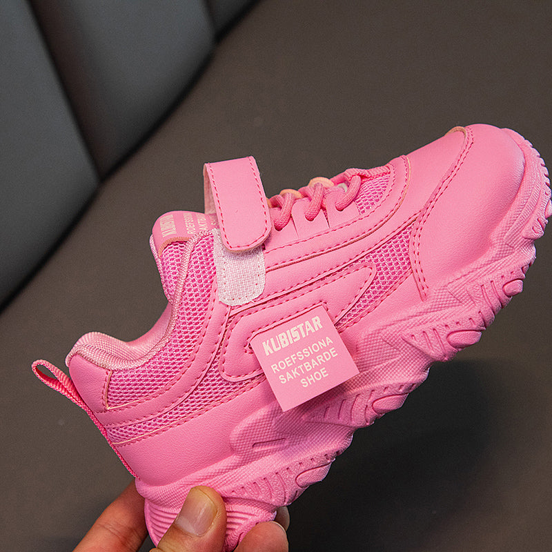 Kids Sports Shoes for Girls Boys Children Running Sneakers PU Soft School Casual Shoes Classic Fashion Anti-skid Spring Autumn