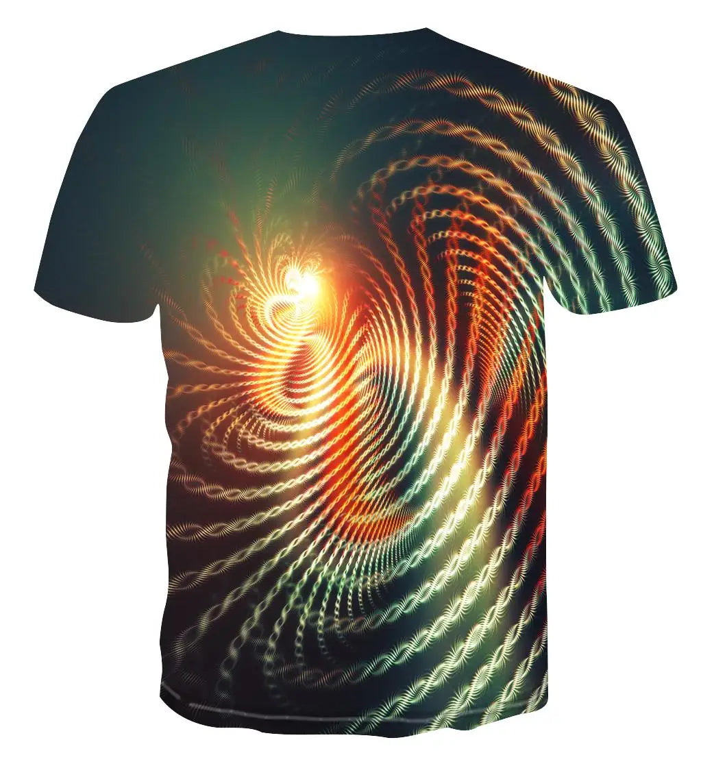 2022 New Summer Men's 3d T-shirt Casual Short-sleeved O-neck Fashion Funny Printing T-shirt Men and Women T-shirt High-quality