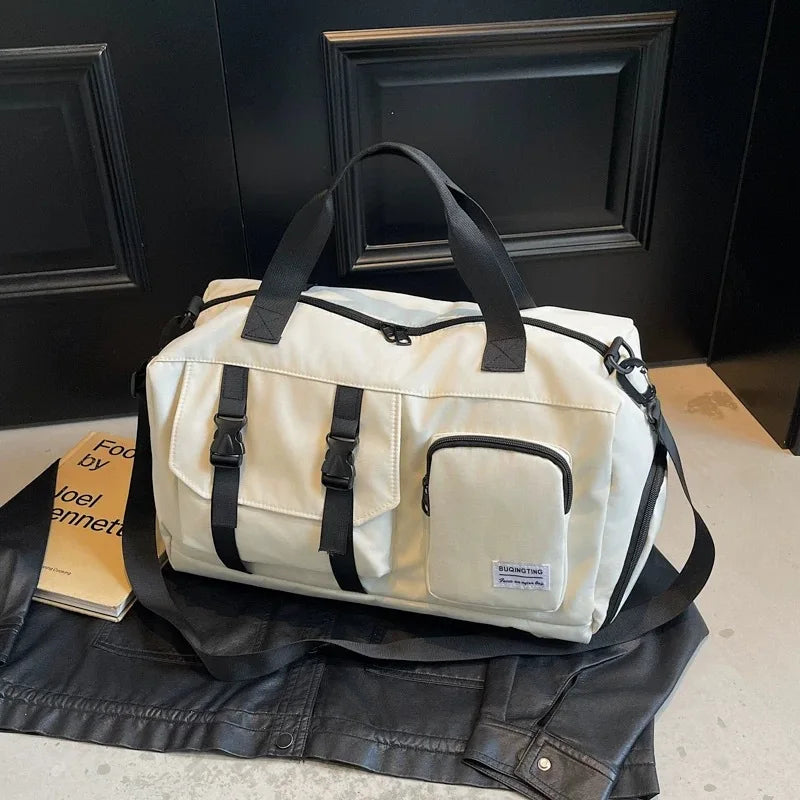 Funlin Large Capaci Multifunctional Sports Fitn Bag Independent oe Carent Simple Travel Bag oulder Bag Handbag