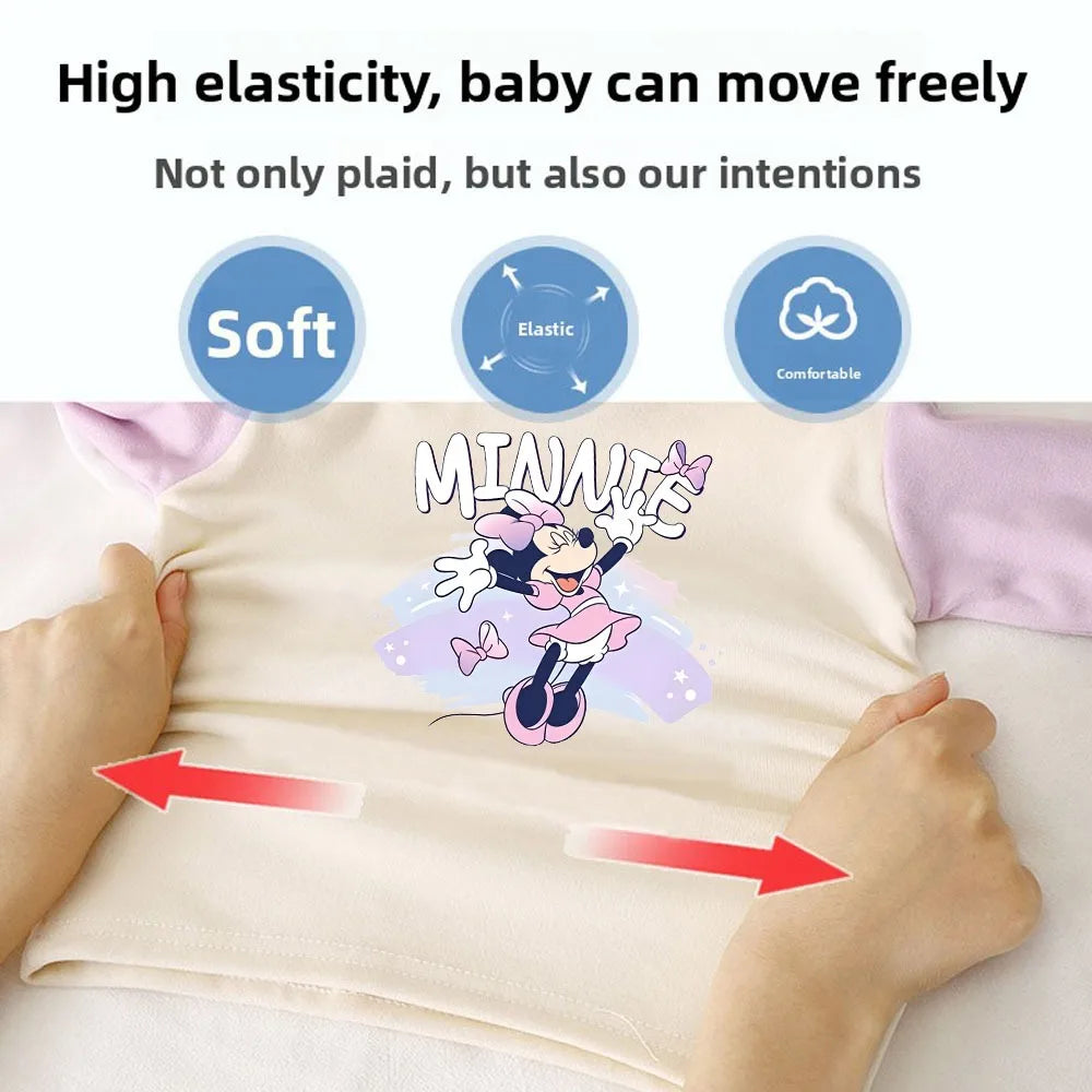 2025 Autumn New Long Sleeve Pajamas Sets for Girls Casual Home Clothes Suit Children Dralon Farbic Kids Bottom Clothes Sleepwear