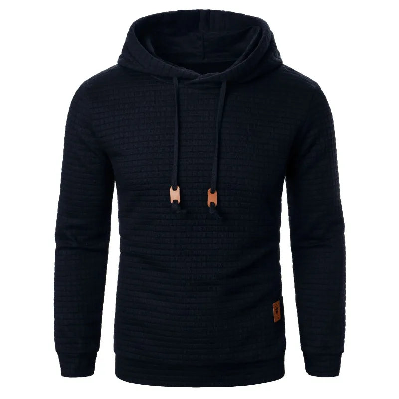 Hooded Outdoor Men's Long Sleeve Hoodie Sweatshirts Autum Breathable Solid Color Coats Sport Streetwear Pullover Tracksuit Men
