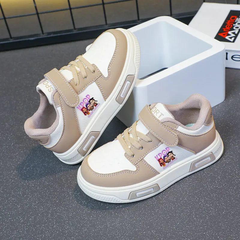 Kids Girls Shoes 2025 New Children Sneakers Girls Kpop Demon Hunter Casual Sport Shoes Student Shoes Teen Shoes