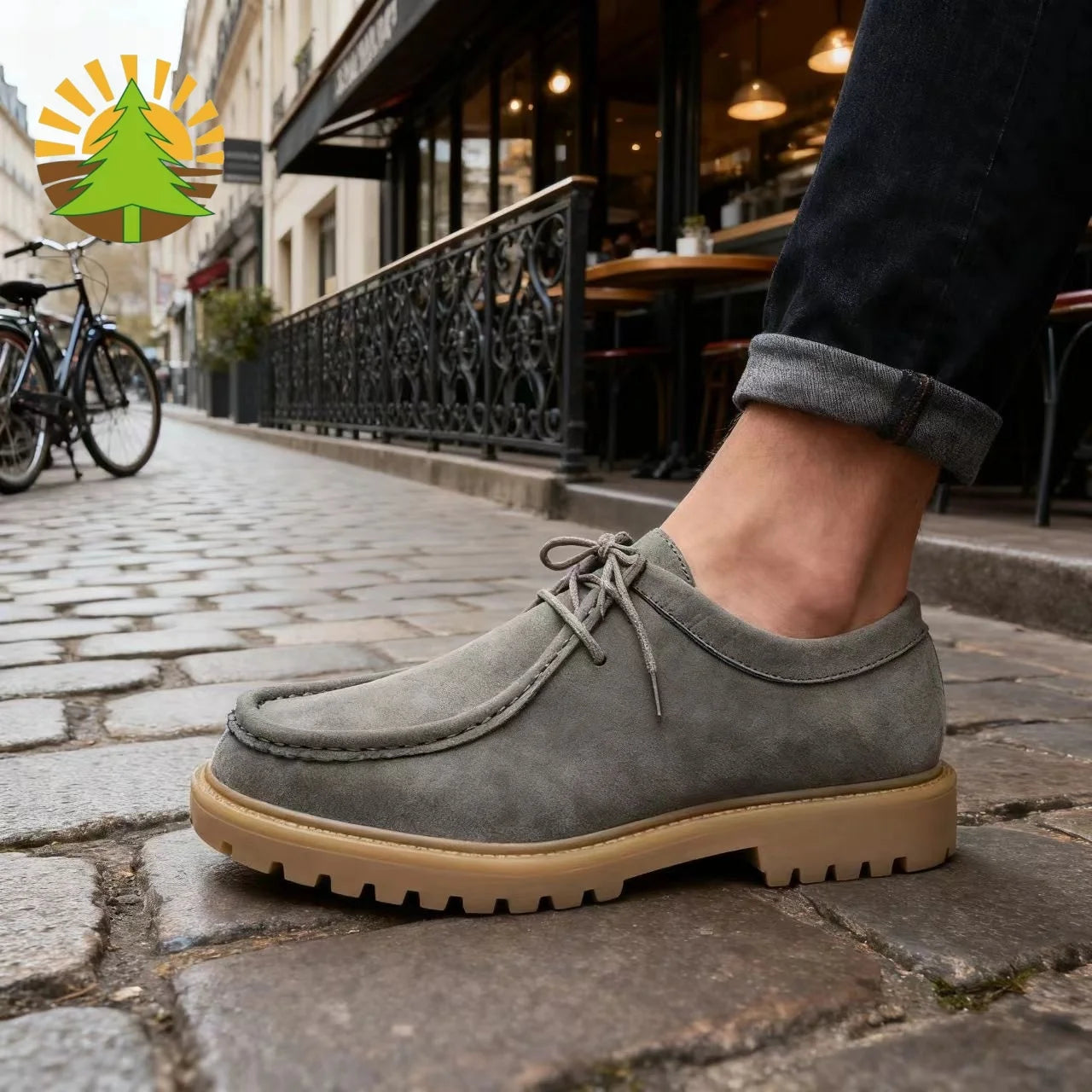 Men's Shoes 2025 Autumn New Trendy British Style Round-Toe Thick-Soled Derby Shoes Genuine Leather Black Formal Casual Leather Shoes, High-End Business Men's Shoes All-Season Soft-Soled Anti-Odor Leather Shoes Men's Korean St