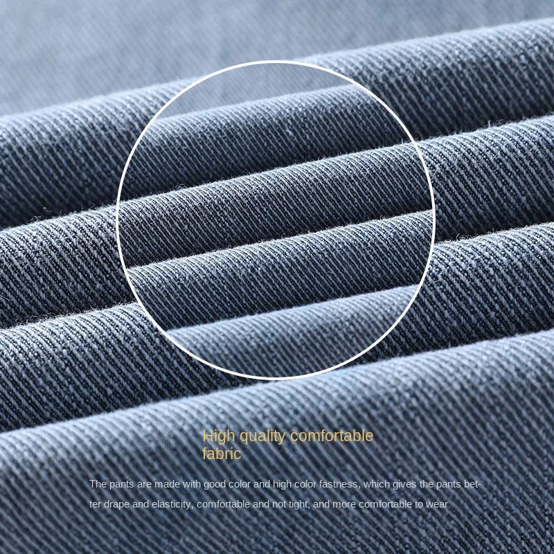 Men's Jeans Korean Fashion Loose Spring Autumn 2022 New Style Tied Leg Track Men's Casual Workwear Harem Streetwear Pants Men