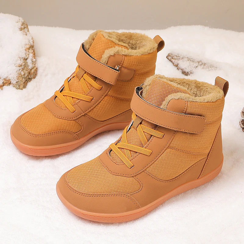 Kids Barefoot Snow Boots Winter Warm Boots for Girls Boys Outdoor Walking Non-slip Children's Shoes Girls' Boy Shoes Sneakers