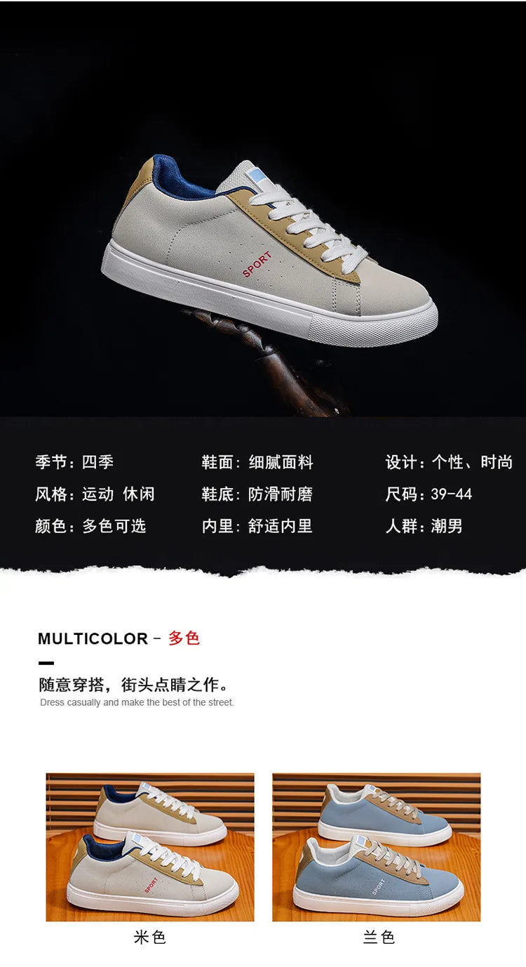 2025 New Shoes for Men Light Comfortable Male Sneakers Fashion Men's Casual Shoes Breathable Men's Flats Zapatos Para Hombre