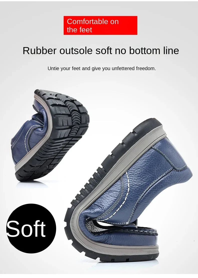 Casual Shoes For Men Flat Platform Walking Shoes Outdoor Footwear Loafers Breathable Sneakers Handmade Shoes Genuine