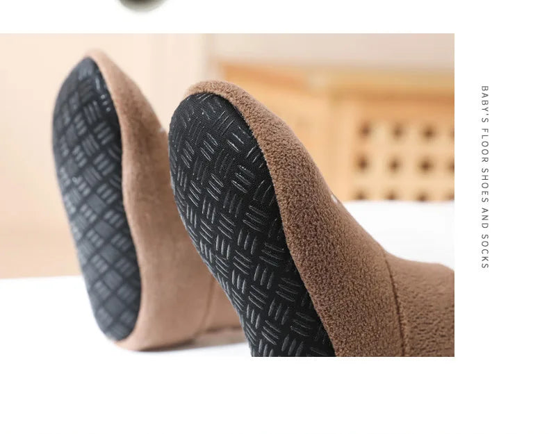 Baby Socks Shoes Infant Cute Cartoon Kids Boy Shoes Soft Rubber Sole Child Floor Sneaker BeBe Booties Toddler Girls First Walker