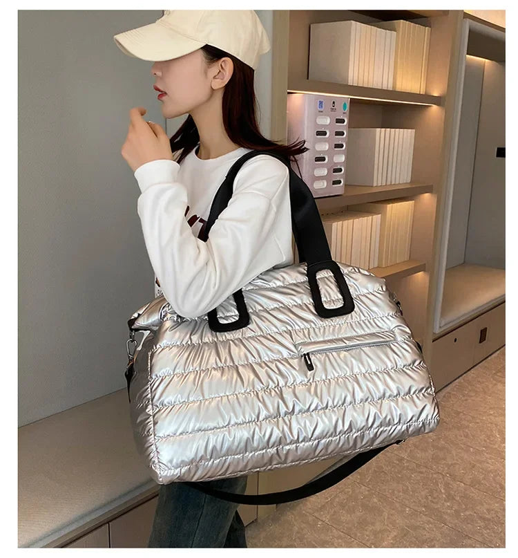 Large Capacity Fashion Short Trip Travel Bag Wet And Dry Separation Sports Waterproof Yoga Fitness Single Shoulder Luggage Bag