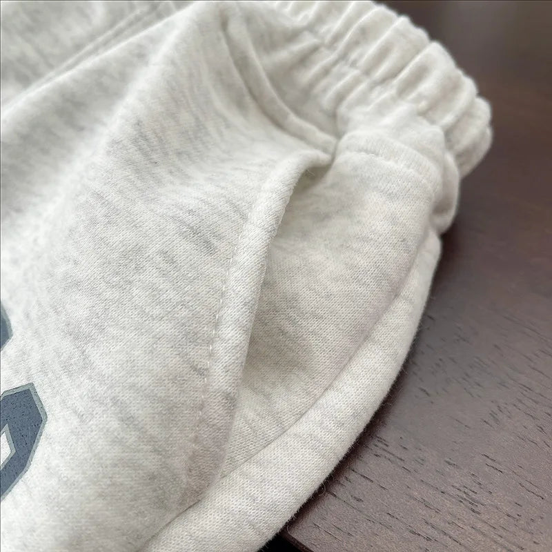 Baby Boy Sets Children's Clothes Suit Autumn Long-Sleeved Sweater Sweatpants 2Pcs New Kids Collar Half-Zip Fashion Outfits