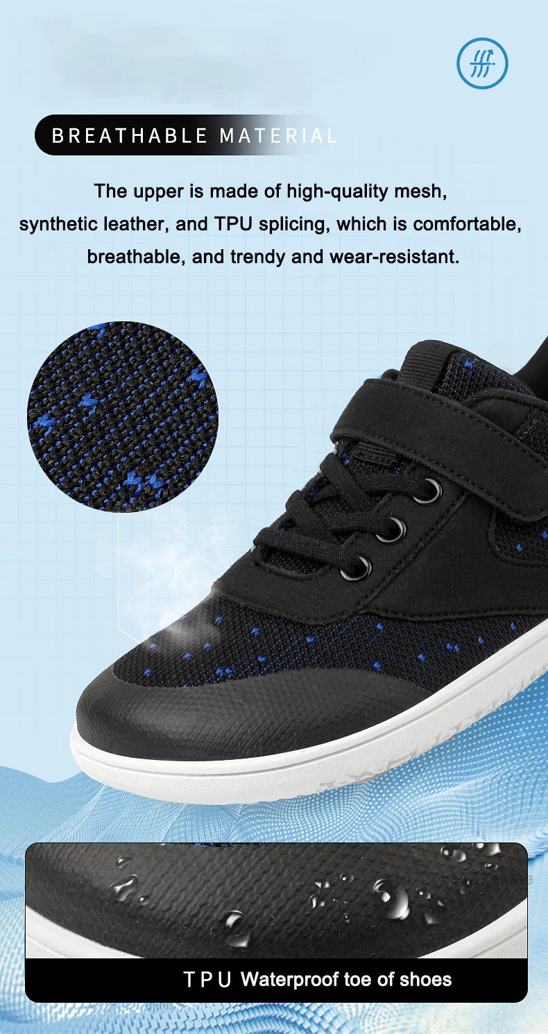 New Boys Girls Sneakers Kids Wide Barefoot Shoes  Naturally Splay Shoes Toddler Little Big Kid