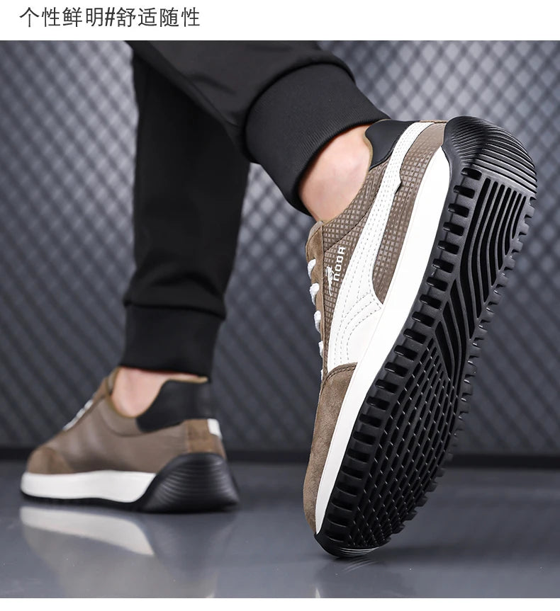 2025 New Men's Casual Shoes – Loafer-Style Sneakers, Breathable & Shock-Absorbing, Durable & Non-Slip, Lightweight Comfort, Fash