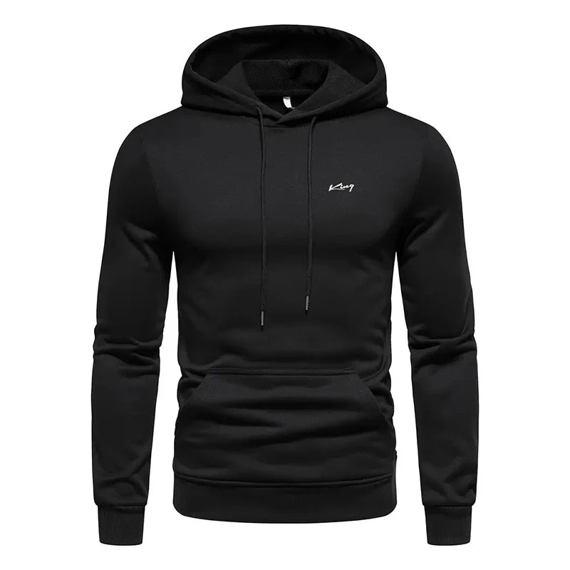 Autumn and Winter Men's Windproof Fashion Hooded Hoodie Must-have for Trendy Streets Casual Style Front Pocket Design