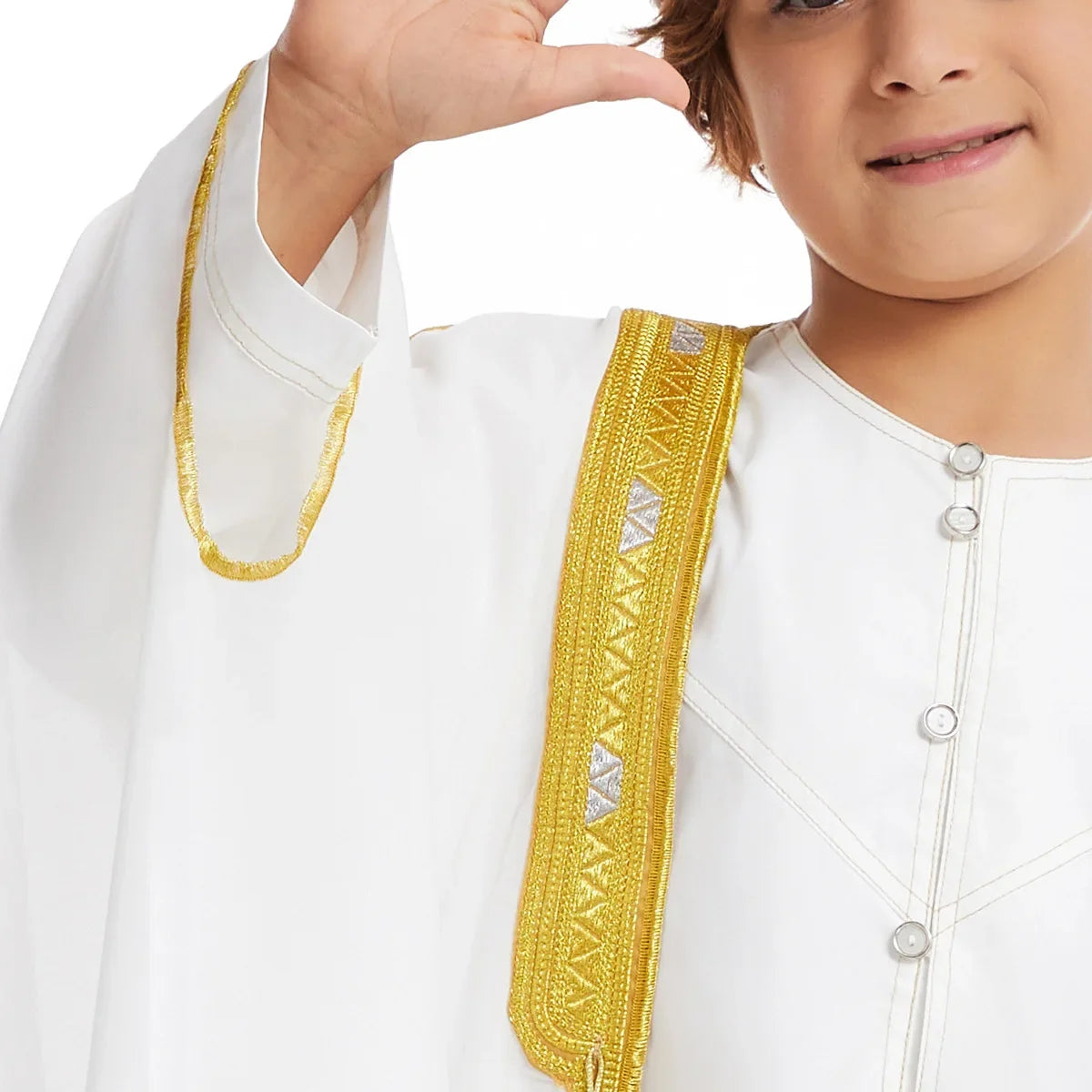 Eid Kids Boys Robe Muslim Dress Children Open Abaya Prayer Kaftan Ramadan Morocco Jubba Modest Islamic Dubai Saudi Abaya Thobe