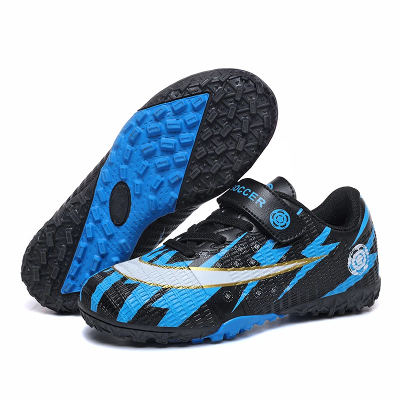 Kids Soccer Shoes TF School Football Boots Boys Girls Cleats Grass Sneakers Child Outdoor Athletic Training Sports Footwear28-39