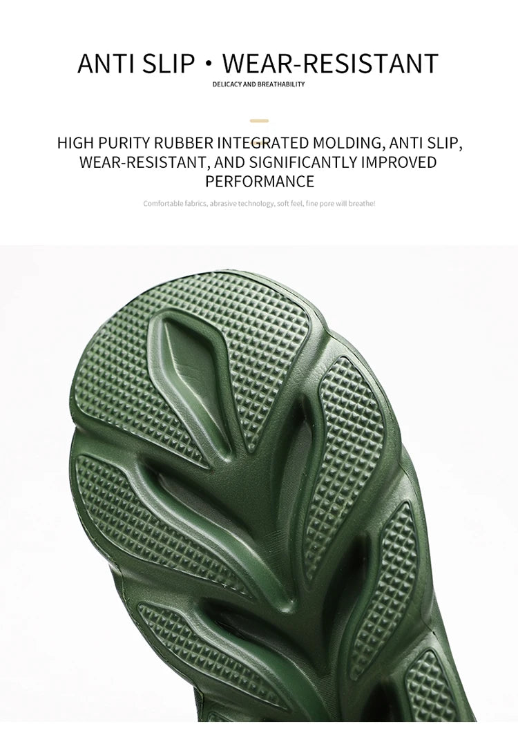 Men's high-top, large-sized casual sports shoes, anti-slip, breathable, woven mesh, loafers, running and tennis men's shoes