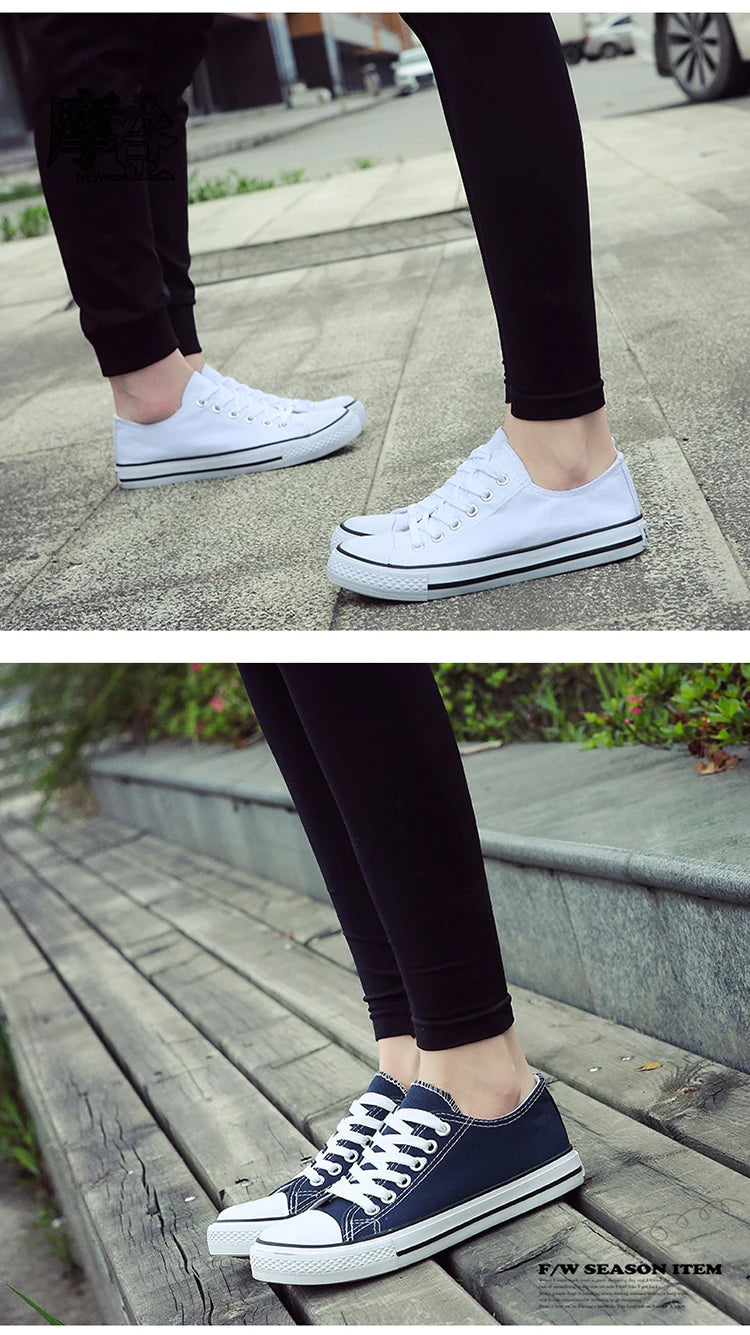 2025 Classic Canva Shoes Korean Style Couple Casual Fabric Shoes Low Top Trendy Versatile Comfortable Men's Board Shoes