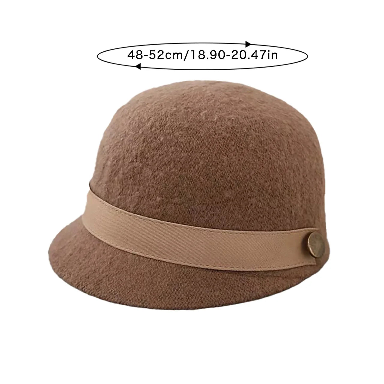 Winter Warm Baby Equestrian Hat Vintage Baby Boy Girl Wool Caps Cute Toddler Short Brim Duck Tongue Cap