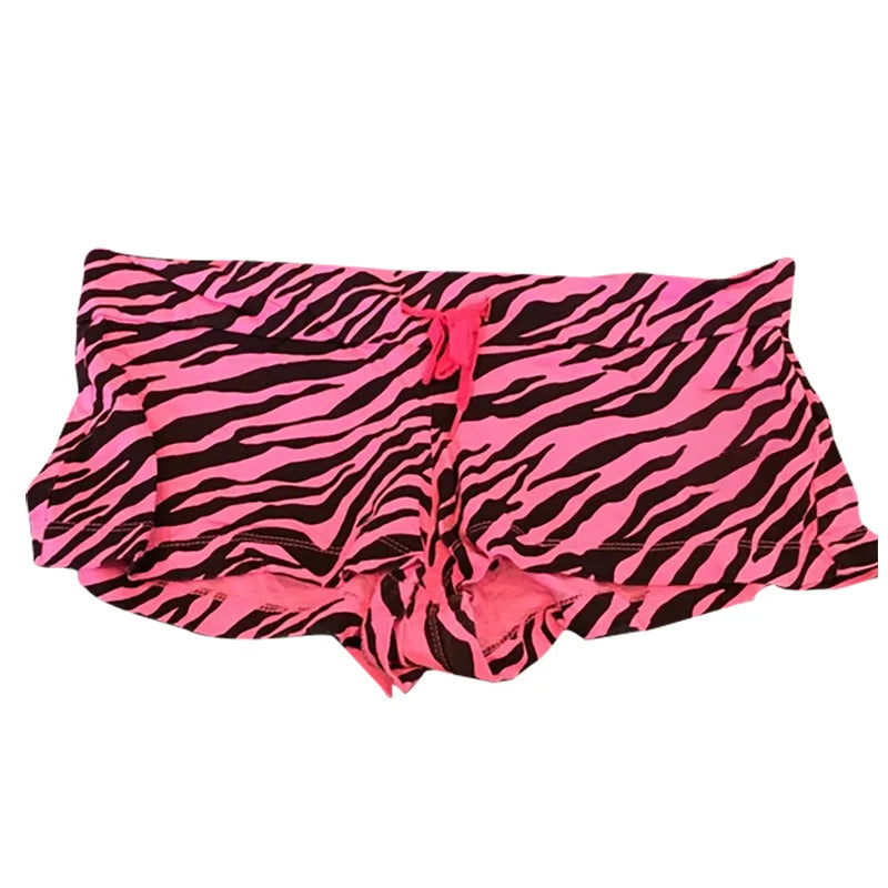 Y2K Casual low-rise Summer shorts for women Sporty style shorts Embroidered monogram print tight hot pants Kawaii Streetwear emo