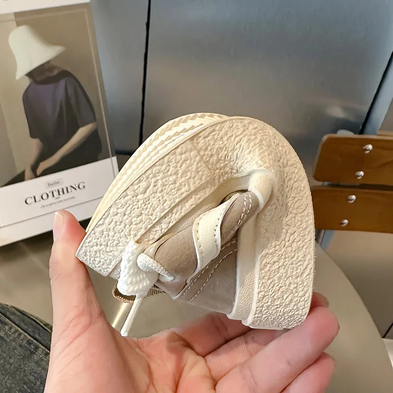 Kids Sneakers Fashion Round Toe Comfortable Fashion Non-slip Sports Shoes for Toddlers Children Soft Soled Casual Versatile Shoe