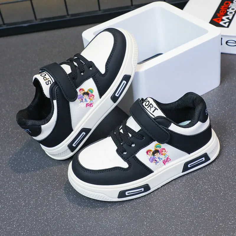 Kids Girls Shoes 2025 New Children Sneakers Girls Kpop Demon Hunter Casual Sport Shoes Student Shoes Teen Shoes