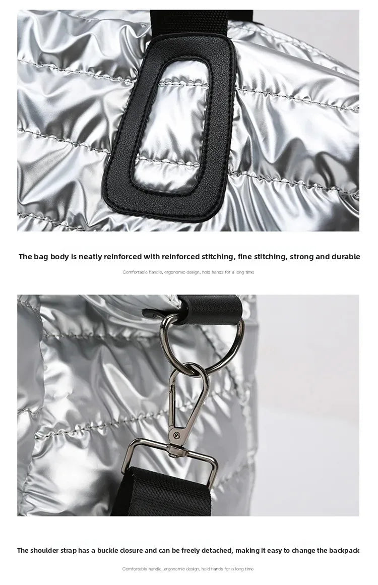 Large Capacity Fashion Short Trip Travel Bag Wet And Dry Separation Sports Waterproof Yoga Fitness Single Shoulder Luggage Bag