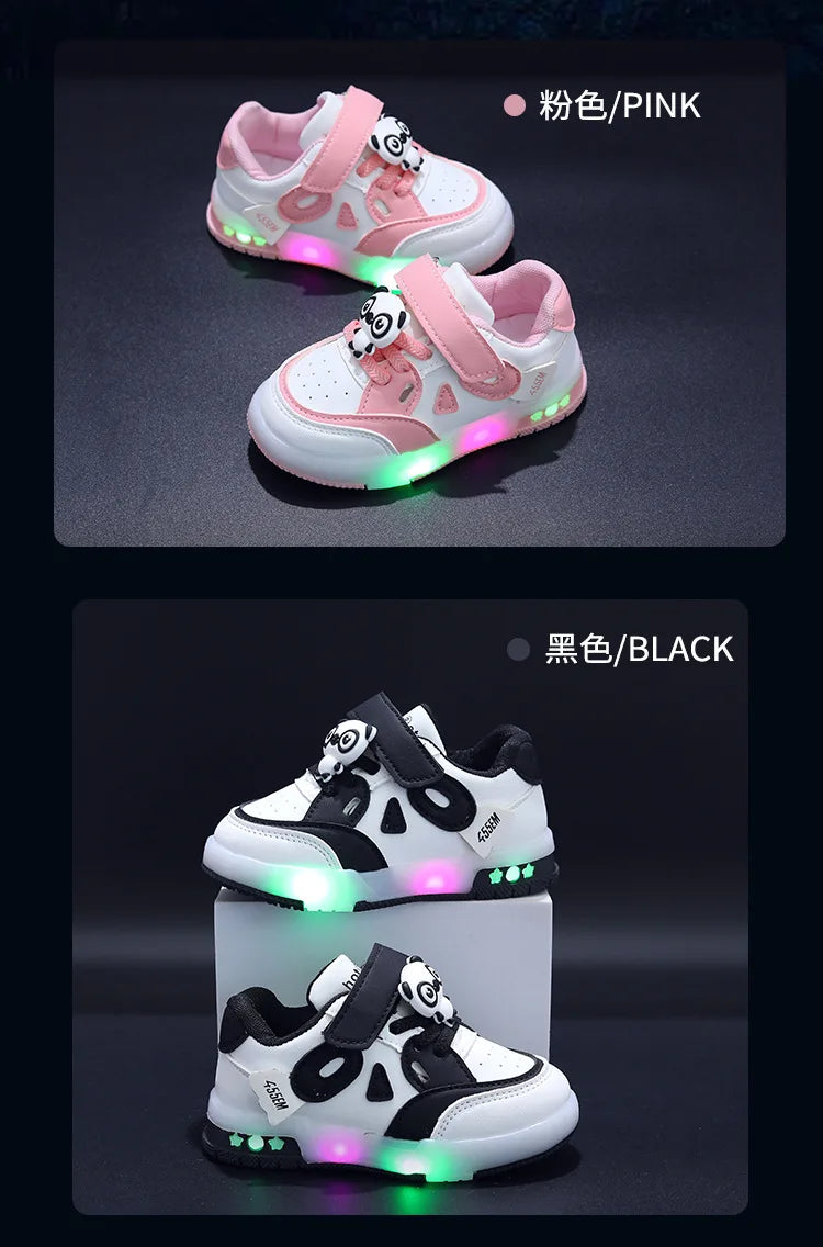 Kid Sneakers 2025 Autumn New Light Up Kid Shoe Trend Boy Sneakers Cute Girl Shoe Fashion Tennis Female Designer Shoe Кроссовки