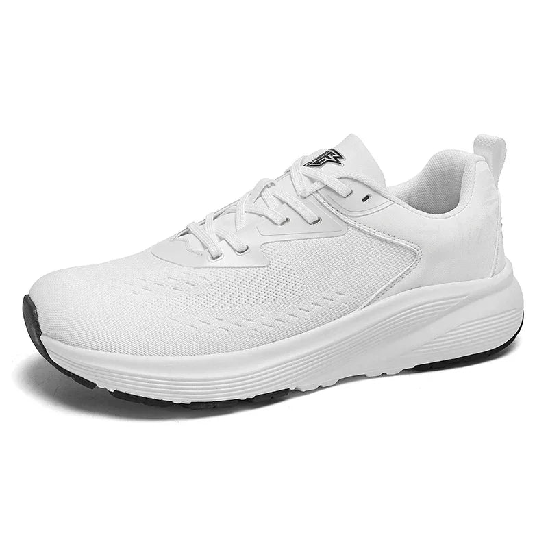 Shoes for Men Breathable Wear Resistant Athletic Training Sneakers White Sports Shoes Tennis Men's Running Walking Travel Shoes