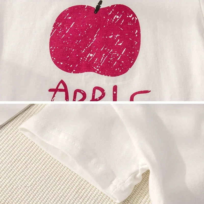 Baby Girls Set Summer Children Clothing Sets Plaid Shorts Short Sleeve T-Shirt Baby Girl Clothes Sweet Cute Outfits for 2-4Years