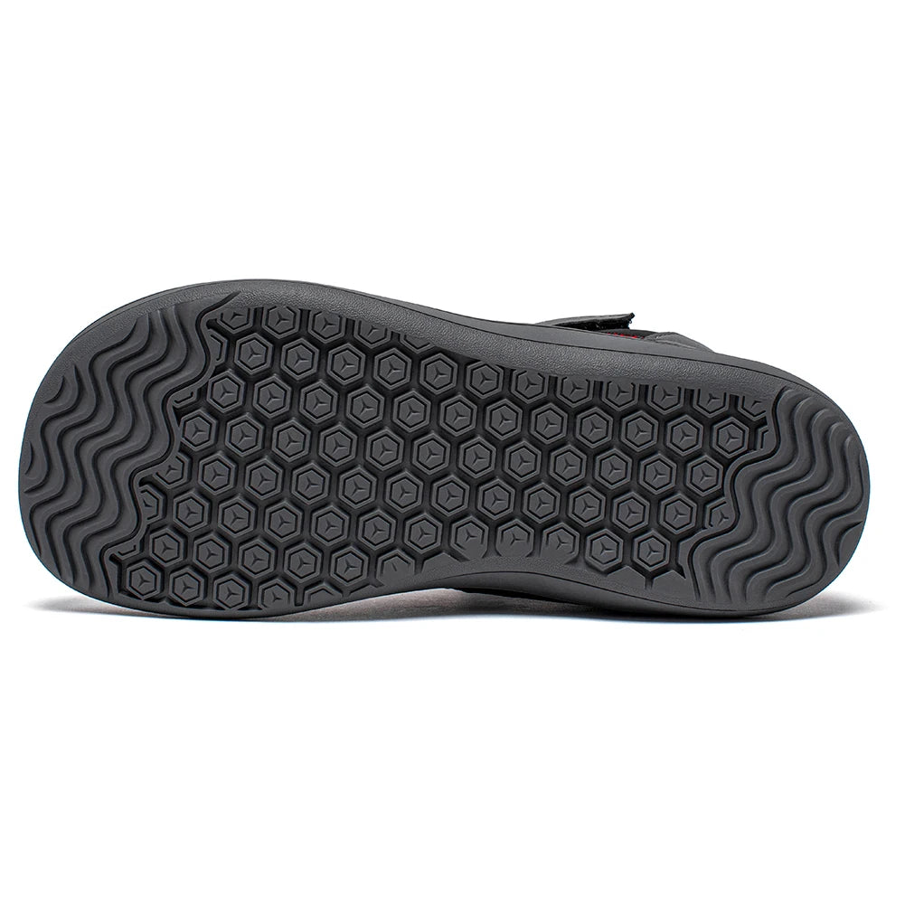 2025 Kids Mid-Barefoot Shoes Big/Kid Wide Toe Box Zero Drop Artificial Leather Hook-Loop Outdoor Boots  kids shoes