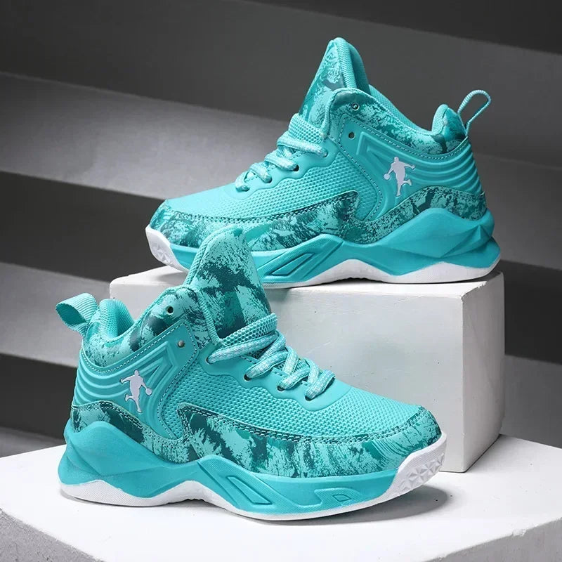 Children Sports Shoes 2025 Sneakers New Boys Brand Basketball Shoes for Kids Thick Sole Non-slip Child Boy Basket Trainer Shoes