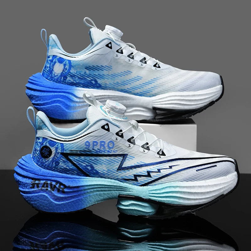 2025 New Men's Running Shoes Cushioning Carbon Plate Racing Marathon Athletic Shoes Comfortable Non-slip Sports Tennis Shoes