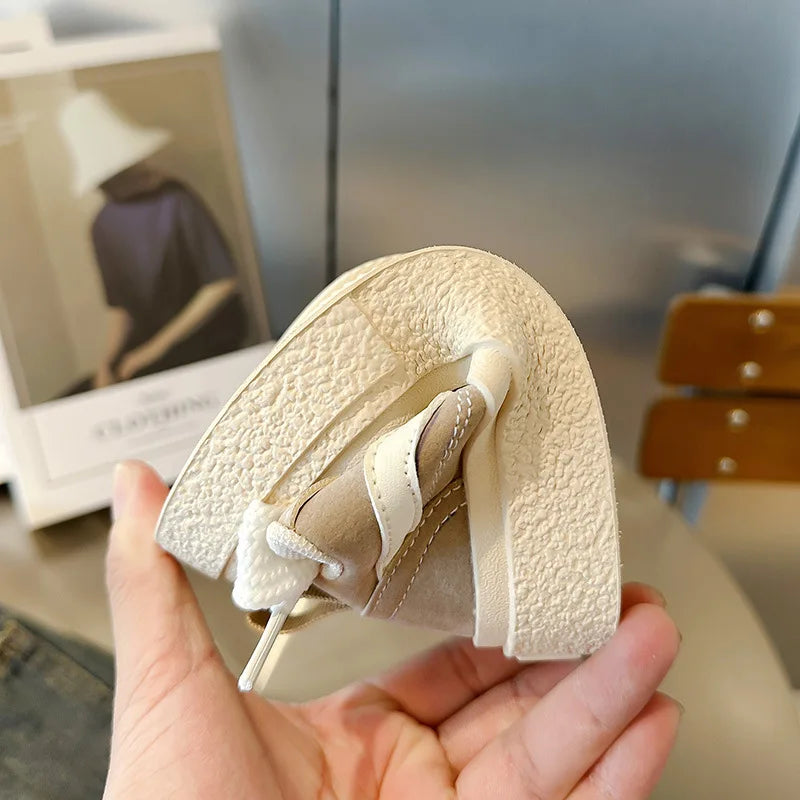 Kids Sneakers Fashion Round Toe Comfortable Fashion Non-slip Sports Shoes for Toddlers Children Soft Soled Casual Versatile Shoe