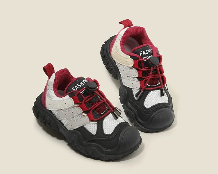 Kids Casual Footwear Boy Girl Outdoor Lightweight Running Sports Shoes Crash Resistant Toe Baby Infant Toddler Children Sneakers