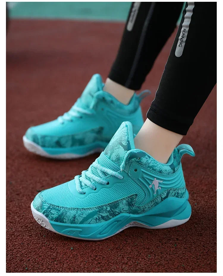 Children Sports Shoes 2025 Sneakers New Boys Brand Basketball Shoes for Kids Thick Sole Non-slip Child Boy Basket Trainer Shoes