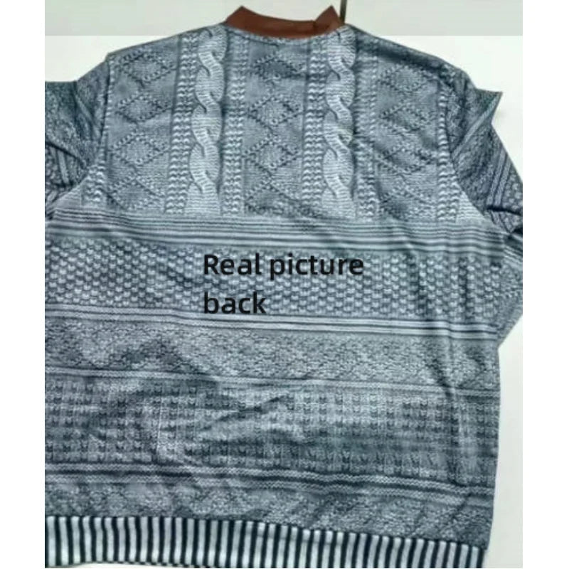 Hoodie Men's Half Zipper Sweatershirt 2024 Autumn/Winter New Thick Warm High Collar Men Jacket Coat Euro Size S-5XL D0259