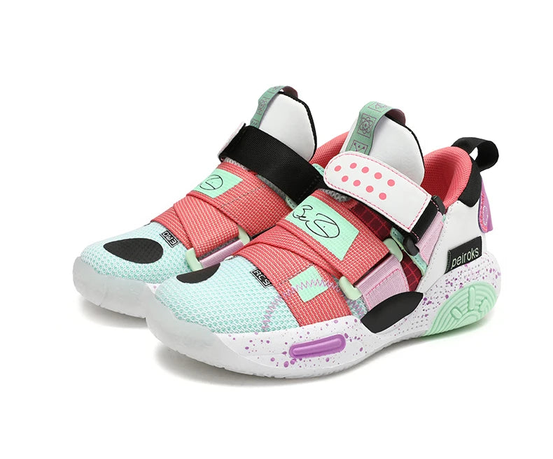 2024 New Children's Basketball Shoes For Boys Girls Non-slip Kids Sport Shoes Lightweight Outdoor Sneakers Trainers Footwear