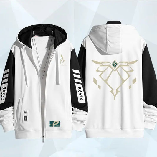 Game Genshin Impact Alhaitham Series Hoodie Zip Up Hoodies for Men Women Autumn Winter Hoodie Sweatshirt Game Genshin Clothes