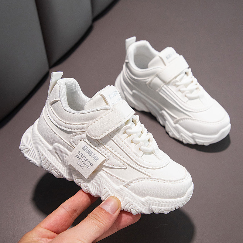 Kids Sports Shoes for Girls Boys Children Running Sneakers PU Soft School Casual Shoes Classic Fashion Anti-skid Spring Autumn