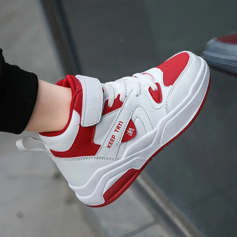 2025 Autumn Children Sneaker Boys Shoes Girls High Top Skateboard Shoes Kids Walking Sports Tennis Shoes for Boy  kids shoes