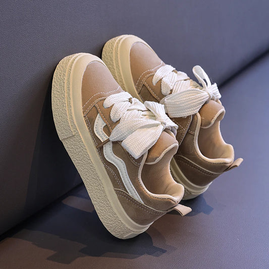 Kids Sneakers Fashion Round Toe Comfortable Fashion Non-slip Sports Shoes for Toddlers Children Soft Soled Casual Versatile Shoe