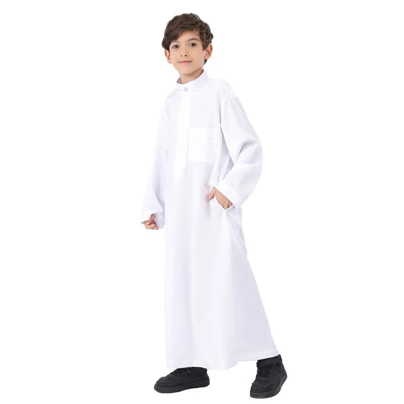 Eid Al Fitr Boys Muslim Clothing Saudi Arabian Robes Children's Prayers Islamic Clothing Children's Dresses Ramadan Robes